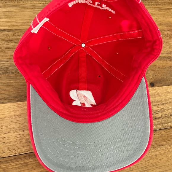 Bridgestone golf soft baseball cap adjustable red - Picture 4 of 5